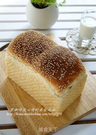 Black and White Sesame Toast recipe