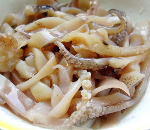 Raw Squid recipe