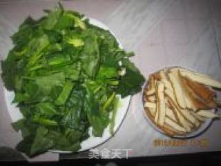 Stir-fried Tofu with Spinach recipe