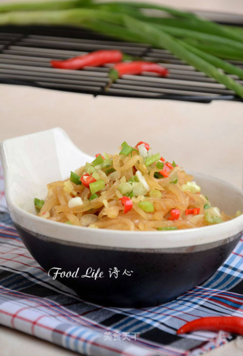Shredded Radish with Cold Sauce recipe