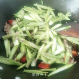 Stir-fried Tofu with Asparagus recipe