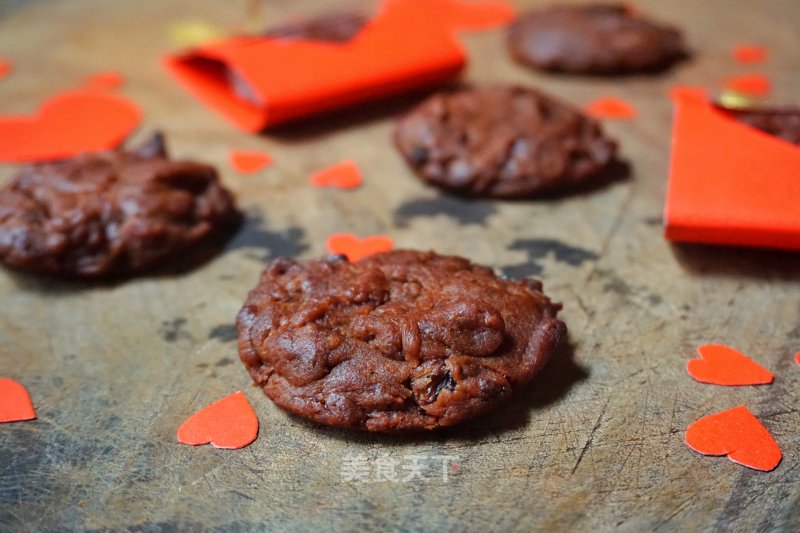 Valentine's Day Chocolate Soft Cookies recipe