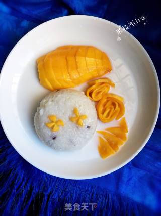 Mango Sticky Rice with Coconut Milk recipe