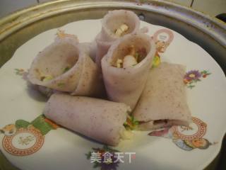 Creative Q Version Shiitake Mushroom and Shrimp Intestine Noodles recipe