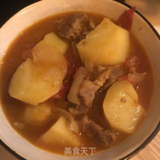 Beef Stew with Tomatoes and Potatoes recipe