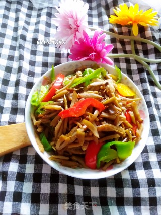 Vegetarian Stir-fried Hairy Beans recipe