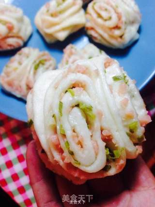 Mini Scallion Ham Hanami recipe
