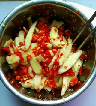 Chopped Pepper and Pickled Ginger recipe