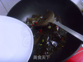Spicy Fried Kelp. recipe