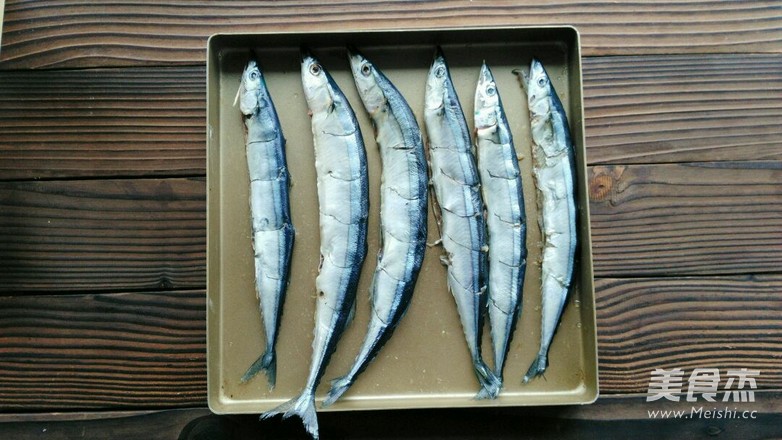 Delicious Grilled Saury recipe