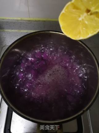 Purple Sweet Potato Yuanzi recipe