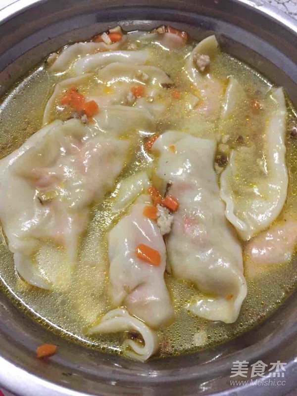 Lean Carrot Dumplings with Pleurotus Eryngii recipe