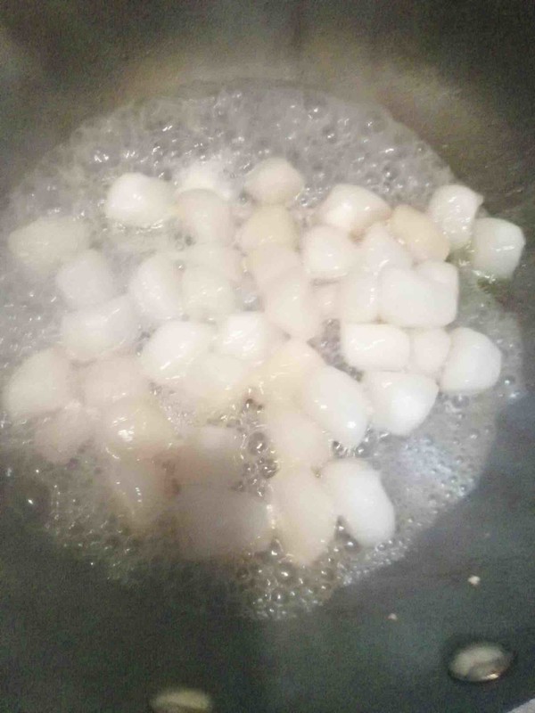 Fresh Scallops, Shrimp and Bamboo Shoot Tips recipe