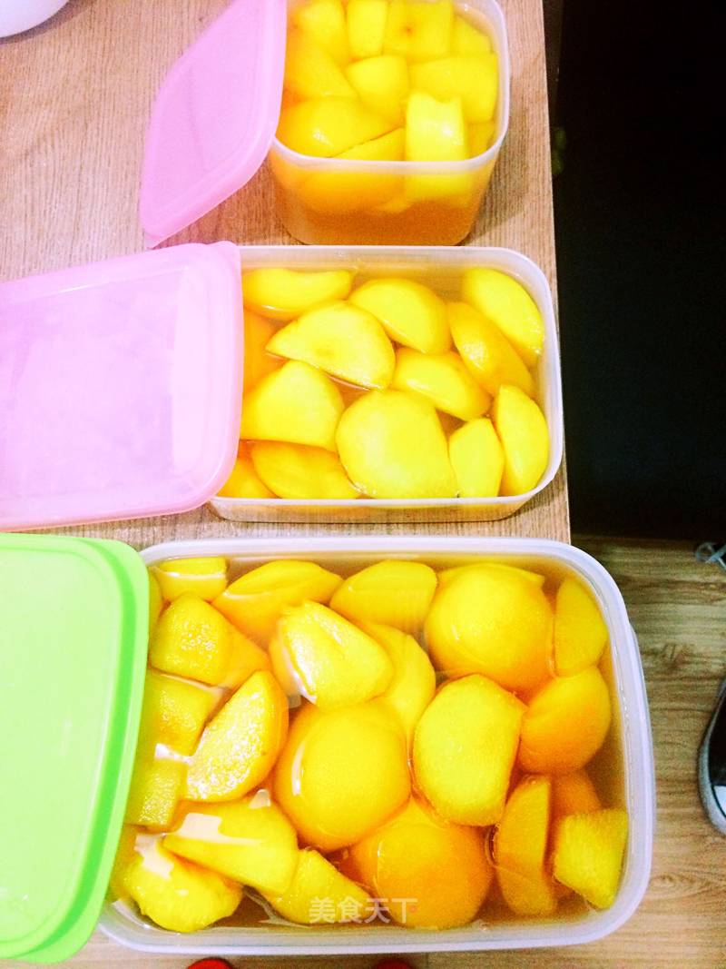 Canned Yellow Peach recipe