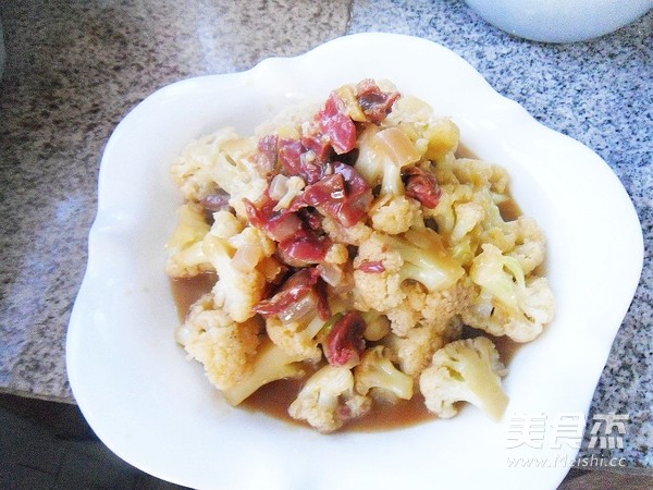 Roasted Cauliflower with Ham recipe