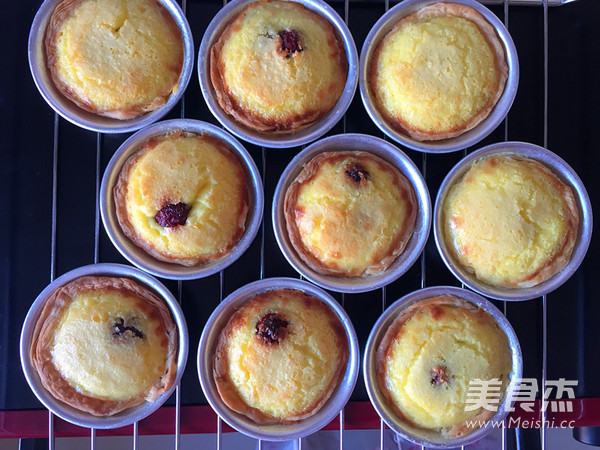 Cranberry Coconut Egg Tart recipe