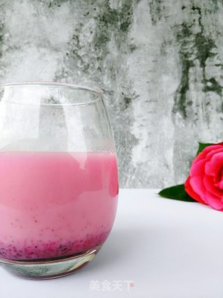 Pitaya Soy Milk-pink Girl's Heart Soy Milk recipe