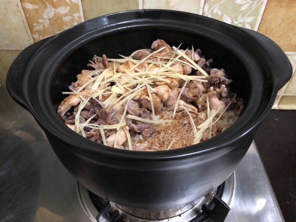 Claypot Chicken Claypot Rice recipe