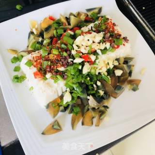 Tofu with Preserved Egg recipe