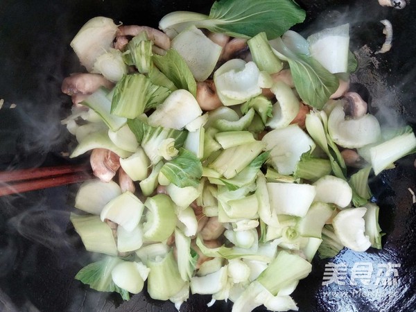 Tofu Noodles, Rapeseed Mushroom Stew recipe