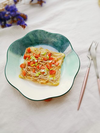 Soba Noodle Omelette recipe