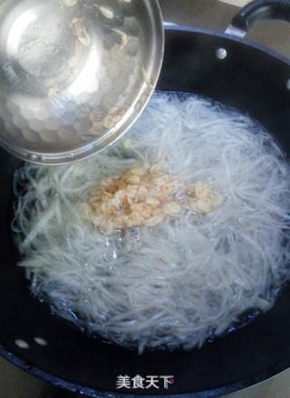 Oil-free Shredded Radish and Shrimp Skin Soup recipe