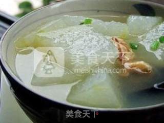 Homemade Winter Melon Meatball Soup recipe