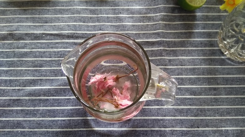 Lime Mint Sakura Tea Afternoon Tea recipe