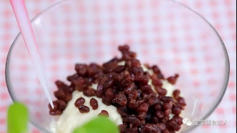 Milky Red Bean Cake Baby Food Supplement Recipe recipe