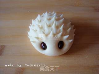 Hedgehog Mouse Patterned Steamed Buns (red Bean Paste Buns) recipe