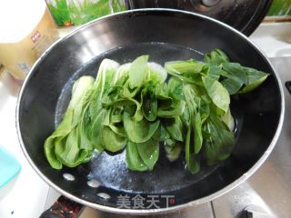 Pour The Green Vegetables recipe