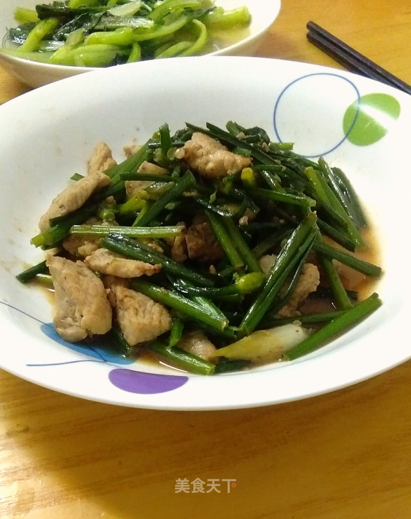 Stir-fried Pork with Chives recipe