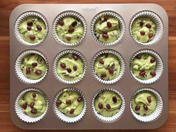 Matcha Red Bean Muffin recipe