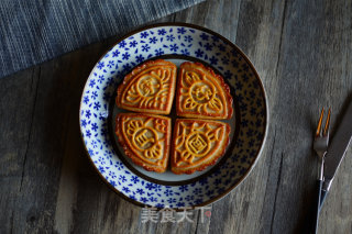 #新良第一节烤大赛# Delicious Jinsha Custard Cantonese Mooncakes recipe