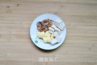 [crab Yellow Tofu] The Tall and Golden Tofu on The Table recipe