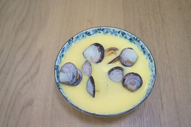 Steamed Custard with Clams recipe