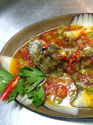 Thai Style Three-flavored Sea Bass recipe