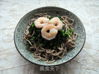 Shrimp Soba Cold Noodles recipe