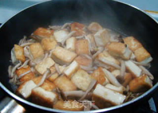 Crab Mushroom Golden Tofu recipe