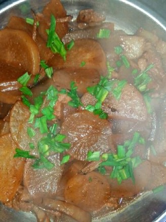 Radish Roasted Pork recipe