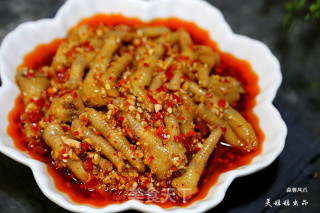 Chicken Feet Mixed with Garlic recipe