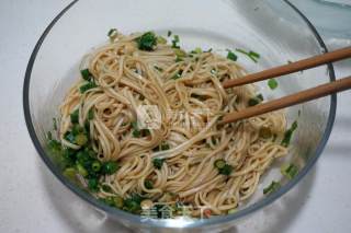 Scallion Soy Sauce Noodles recipe