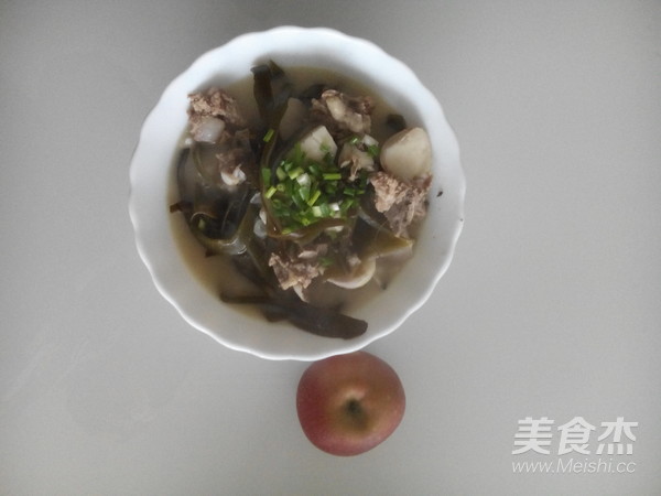 Pork Ribs, Seaweed and Taro Soup recipe