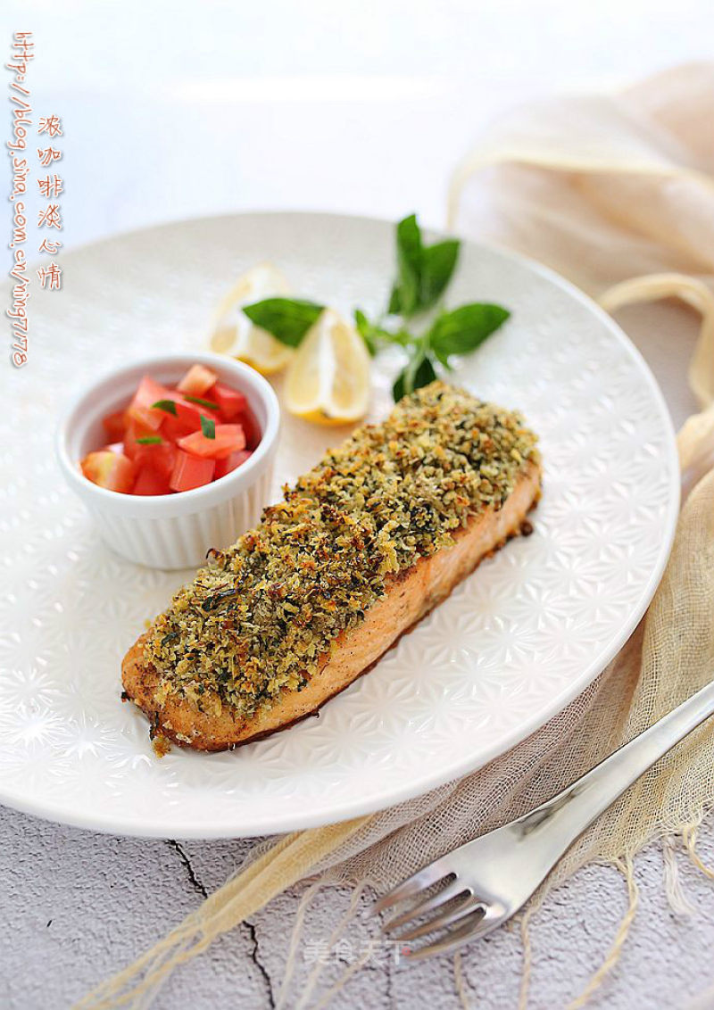 Grilled Salmon with Herbs: Play with The Oven and Cook Easily recipe