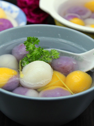 Three Flavor Glutinous Rice Balls recipe