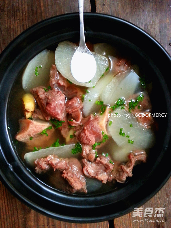 Stewed Lamb and Radish Soup recipe