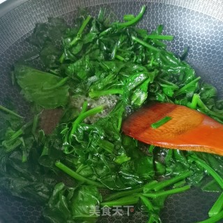 Fried Spinach recipe