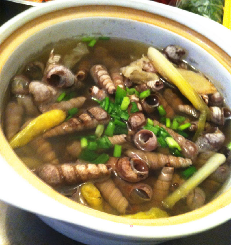 Hot and Sour Snail Pot recipe