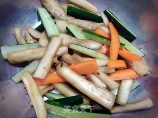 Stir-fried Assorted Pickles recipe