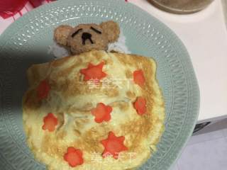 Curry and Rice with Bear Sleeping under A Quilt recipe